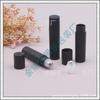 Frasco Roll-on Preto 5ml Frasco Roll-on para Poção Frasco Roll-on para Óleo Essencial 5 ml Frasco Roll-on de Plástico Caneta para Perfume