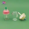 Yueshunxing En Stock 5ml Taza Creativa de Té con Leche Tubo de Brillo de Labios Botella Transparente Material de Empaque para Brillo de Labios Tubo Vacío para Brillo de Labios