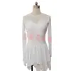 Vestido de Spandex de Manga Larga Estilo Nuevo para Pole Dance Anillo Acrobático Yoga Aéreo Atuendo de Escenario Disfraz de Patinaje para Mujeres Performance