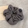 Diadema de Punto de Lana para Otoño e Invierno para Mujer, Goma de Pelo de Alta Gama, para Moño de Niña, Diadema de Goma para Cola de Caballo