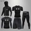 Traje esportivo transfronteiriço masculino para fitness, calça legging de secagem rápida, seda gelada, equipamento de corrida, traje para corrida matinal, traje de treino para basquete, atletismo