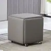 Banqueta de Almacenamiento Moderna Nórdica, Banqueta para Cambiarse los Zapatos, Taburete Pequeño Multifuncional, Taburete Plegable Cubo, Taburete Combinado Cinco en Uno