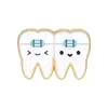 Broche de serie médica transfronteriza nuevo personalidad creativa dibujos animados dentista doctor enfermera traje de diente insignia venta al por mayor