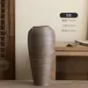 Jarrón de Cerámica Gruesa Artístico Retro de Jingdezhen, Jarrón de Flores de Cerámica Estilo Wabi-Sabi, Adorno Nuevo Estilo Zen Chino con Envío Gratis