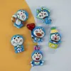 Resina DIY Desenho Animado Doraemon Decoração de Carro Grampo de Cabelo Elástico de Cabelo Acessório para Capa de Celular