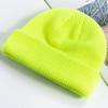 Gorro de punto de invierno cálido suave cómodo grueso duradero que cubre las orejas cálido para hombre y mujer gorro neutro de alta elasticidad