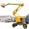 Elevador com braço articulado elétrico em estoque, Guohua Inteligente, fácil de operar, veículo com braço articulado para trabalho em alta altitude