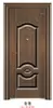 Puerta de Entrada Clase A, Puerta Antirrobo, Puerta de Entrada Ventilada, Puerta de Seguridad para el Hogar, Puerta Doble con Impresión por Transferencia de Grano de Madera, Venta Directa de Fábrica