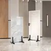 Suporte de Exibição Grande para Azulejos 900X1800 Pedra Vertical de Chão Rack de Exibição Cerâmica Suporte de Exibição de Porta de Madeira Amostra