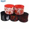 Elemento de Terror de Halloween Caveira Marca de Mão com Sangue Fita com Borda de Arame Fita Decoração de Cena de Halloween Fita