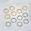 14K Chapado Eléctrico Oro Real Accesorios para Equipaje Hebilla de Metal Anillo de Resorte Anillo para Bolsa Hebilla Gancho Accesorios para Llaveros