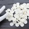 Accesorios hechos a mano DIY anti-sudor de manos látex antideslizante belleza uña Blanco 200/paquete cubierta de dedo desechable