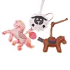 Bolsa Portatazas de Té Pegaso de Colores, Mochila, Caballo Pequeño, Colgante de Oveja Pequeña, Adorno Colgante para Coche de PU, Llavero, Accesorios de Pegaso