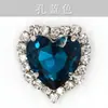 Borda em Forma de Coração Costurada à Mão Garra Strass Cristal Fivela Strass de Vidro Broche DIY Buraco Sapato Grampo de Cabelo Acessório de Cabelo Ornamento Acessórios