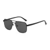 Gafas de Sol para Hombre para Conducir, Doble Puente, Cara Grande, Efecto Adelgazante, Estilo Aviador, Gafas de Sol de Moda para Mujer, Retro Artístico