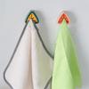 Enchufe de Toalla de Almacenamiento Triangular para Baño de Cocina, Enchufe de Tela sin Agujeros, Estante de Almacenamiento para Bolas de Baño Montado en la Pared, Gancho para Toalla Facial
