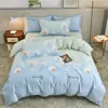Conjunto de cama de quatro peças, 100% algodão, qualidade A, espessado e escovado para maior conforto, adequado para outono e inverno, atacado e dropshipping disponíveis do fabricante para vendas transfronteiriças