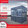 Cabine de Segurança Externa com Estrutura de Aço Personalizada para Guardas de Segurança, Gazebo de Sala de Segurança Móvel para Parques Comunitários