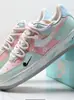 Zapatillas Putian Puras Vintage Desgastadas Color Retro Lavado al Agua Zapatillas Air Force 1 Modernas Versátiles Af1 Zapatos Deportivos para Hombre