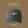 Gorra de Béisbol Versátil de Ala Ancha Estilo Coreano para Mujer en Otoño, Gorra de Copa Suave Cepillada Gruesa de Alta Calidad, Gorra Pequeña Visera que Muestra la Cara para Hombre