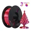 Consumibles para Impresión 3D PLA Seda Multicolor 200g/250g Adecuado para Todas las Impresoras FDM de Bambu Lab y Skyworth