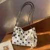 Bolso de axila para desplazamientos con gran capacidad, diseño de lunares, un solo compartimento, estilo coreano, nicho, uso diario de verano, nuevo modelo 2026