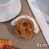 Venda Direta da Fábrica Fofo Desenho Animado Capivara Capivara Headgear Chaveiro Personalizado Divertido Pingente de Bolsa Pingente Grátis