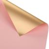 Embalagem de flor Qixi anos dourados papel dourado à prova d'água frente e verso Papel Golden Ouya material para embrulhar buquê de flores suprimentos