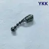 Cremallera Ykk No. Cremallera de 3 Dientes Metálicos con Deslizador de Bloqueo Automático para Bolsas, Bolsillos y Ropa, con Deslizador Antideslizante
