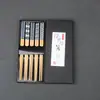Nuevo Producto del Fabricante Bambú para Adultos Estilo Chino Hogar Hotel Vajilla Caja de Regalo Palillos de Bambú Impresos Naturalmente de Cinco Colores