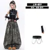 Ropa de hip-hop para niñas de jazz, atuendos de baile modernos y geniales para espectáculos infantiles, disfraces de moda para actuaciones callejeras de niñas