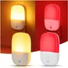 Luz de Noche Enchufable con Regulación Continua y Enchufe Plegable, Lámpara LED Controlada por Luz, Lámpara de Terapia de Luz Roja de 670nm