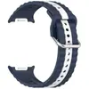 Adecuado para Correa de Rayas Verticales para Samsung Watch8/9, Correa de Silicona para Galaxy Watch8Classic, Pulsera Bicolor