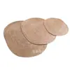 Alfombra de Piso Lavable Hecha a Mano de Yute para el Hogar Habitación Cama Redonda de Ratán Manta de Mesita de Noche Felpudo Tejido Simple Creativo para Rascar Gatos