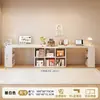 Escritorio para dos personas para uso doméstico, escritorio de computadora para estudiantes, escritorio largo grande para sala de estar, mesa integrada detrás del sofá en la sala de estar