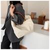 Bolso de mano de gran capacidad para otoño de 2024, estilo coreano, estilo Harajuku, bolso de hombro para niña, sencillo, informal, portátil, grande, para mujer