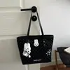 Lindo bolso de mano de lunares de gran capacidad para mujer, bolso tote diario de nicho estilo coreano, bolso de hombro casual de moda para ir al trabajo