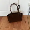 Bolsa de Tote Esmerilada de Alta Gama Estilo Coreano para Mujer Nuevo Modelo 2026 Bolso de Hombro de Lujo Ligero para Viajar Bolso de Axila Retro de Gran Capacidad
