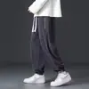 Pantalones de pana estilo japonés para hombre, Nueva moda de primavera y otoño, Marca de tendencia, Pantalones casuales de caída holgada, Pantalones largos deportivos tipo jogger