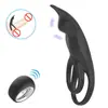 Anel vibratório masculino Aishia Flying Fox, exercitador masculino com controle remoto sem fio, brinquedo adulto