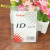 Venta al por mayor de fábrica 628 juego de tarjetas de película suave vertical transparente juego de tarjetas de trabajo cubierta protectora para tarjetas de exhibición de insignias
