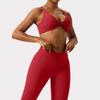 Estilo Popular Transfronterizo, Simple, Cómodo y Transpirable, Deporte al Aire Libre para Fitness, Sin Restricciones, Material de Secado Rápido, Sujetador de Yoga Push-Up