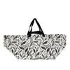 Bolsa de Compras Tejida Ecológica Moda Plana PP Grande para Mudanza Supermercado Tote Empaque Bolsa Piel de Serpiente con Impresión de Logo
