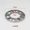 Buje de rueda de automóvil placa ET junta de fricción brida aleación de aluminio 4-5 agujeros 6 agujeros se puede modificar y ensanchar