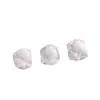 Cuentas de Cristal Blanco Natural en Forma de Rombos Accesorios para Pulseras de Cuentas DIY Pulsera de Cristal Blanco Cortada en Diamante Cuentas al por Mayor