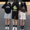 Shorts Masculino Novo Estilo Americano de Verão Marca da Moda Design Fino Nicho Solto Tamanho Grande Esportivo Casual Calça de Cinco Pontos