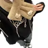 Bufanda de Invierno a Prueba de Frío y Cálida con Gatito y Pez Bufanda Gruesa de Estilo Cruzado a Prueba de Viento para Ciclismo Otoño e Invierno Bufanda de Gato Comiendo Pez