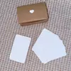 Tarjetas de Memoria de Palabras en Inglés, Papel para Tarjetas en Blanco, Tarjetas Pequeñas de Colores Hechas a Mano, Tarjetas de Mensaje Portátiles, Tarjetas de Memoria