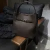 Bolso Sencillo de Cuero Tipo Cubo con Patrón de Lichi, Bolso Tote Pequeño para Mujer, Nuevo Estilo 2026, Bolso Tipo Cesta de Mercado, Bolso de Hombro y Cruzado