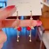 Pendientes Frescos y Compactos de Estilo Coreano, Versátiles para el Trayecto Diario, Pendientes de Lujo Ligero Calientes de Celebridades de Internet, Románticos y Elegantes de Estilo Francés